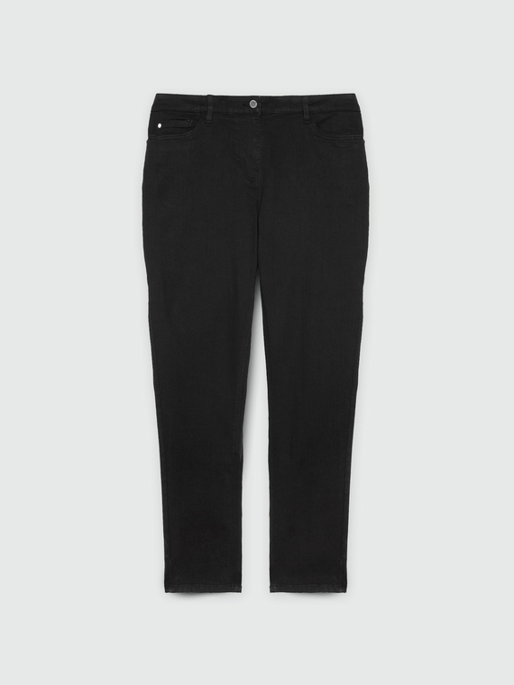 Skinny-Jeans total black