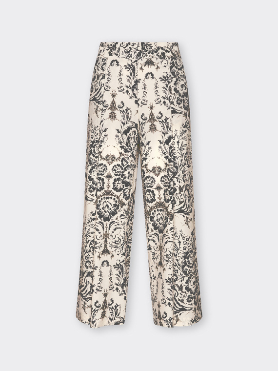 Printed trousers