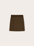 Short knit skirt with rhinestones image number 3