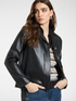 Veste boxy en tissu enduit image number 0