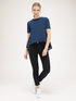 T-shirt with gauze ruffle image number 3