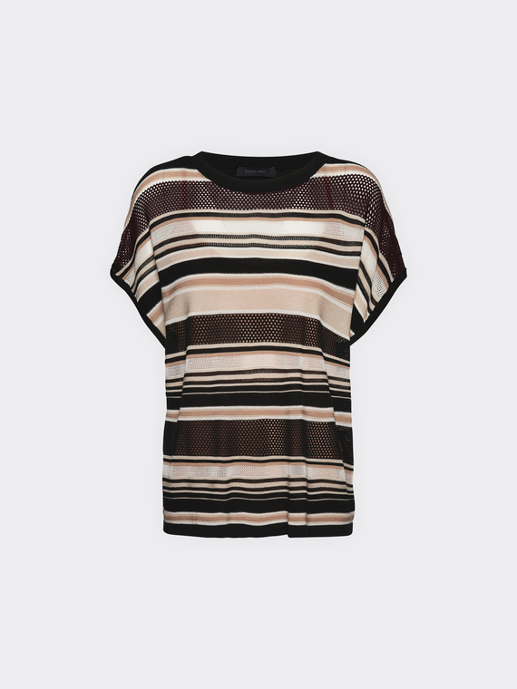 Light striped sweater
