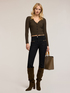 Cardigan in maglia fine a coste image number 3