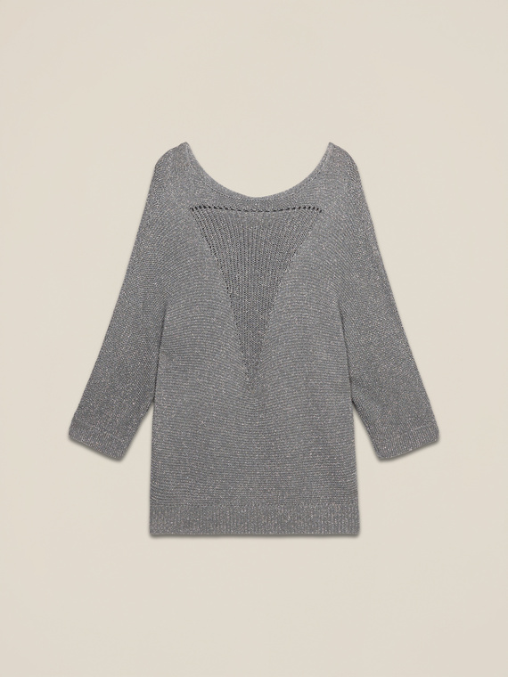 Jersey de lurex mezcla de viscosa