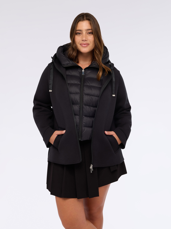 Scuba jacket with removable bib