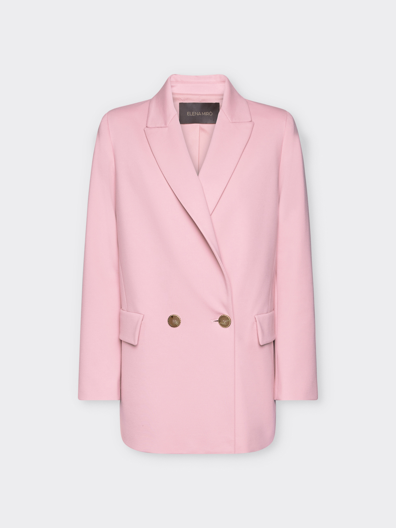 Zweireihiger Blazer aus Milano-Rib image number 5