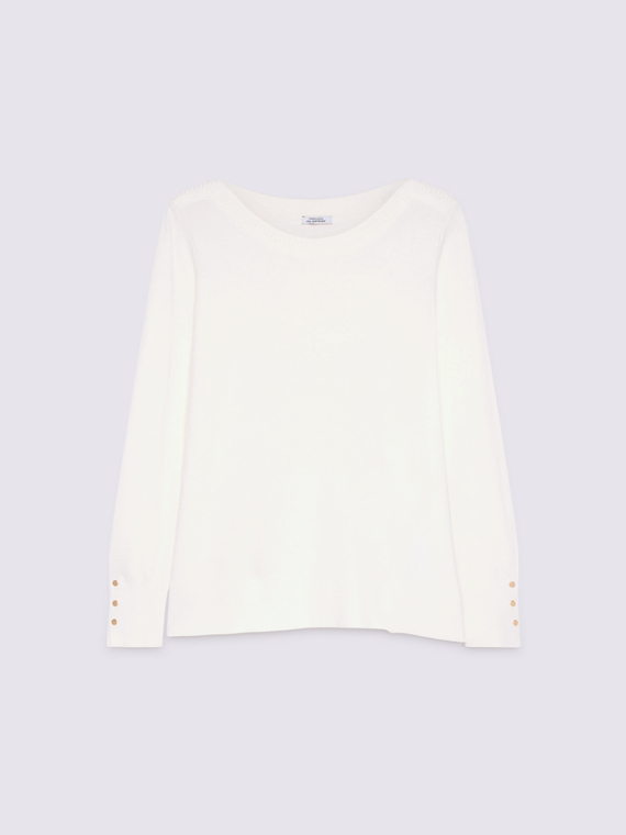 Langarmshirt mit Carmenausschnitt