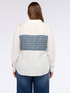 Musselinbluse mit Bouclé-Einsatz image number 1