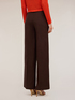 Wide leg trousers in linen blend image number 1