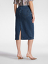 Falda midi de denim image number 1