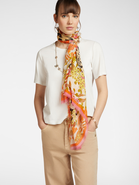 Printed modal stole
