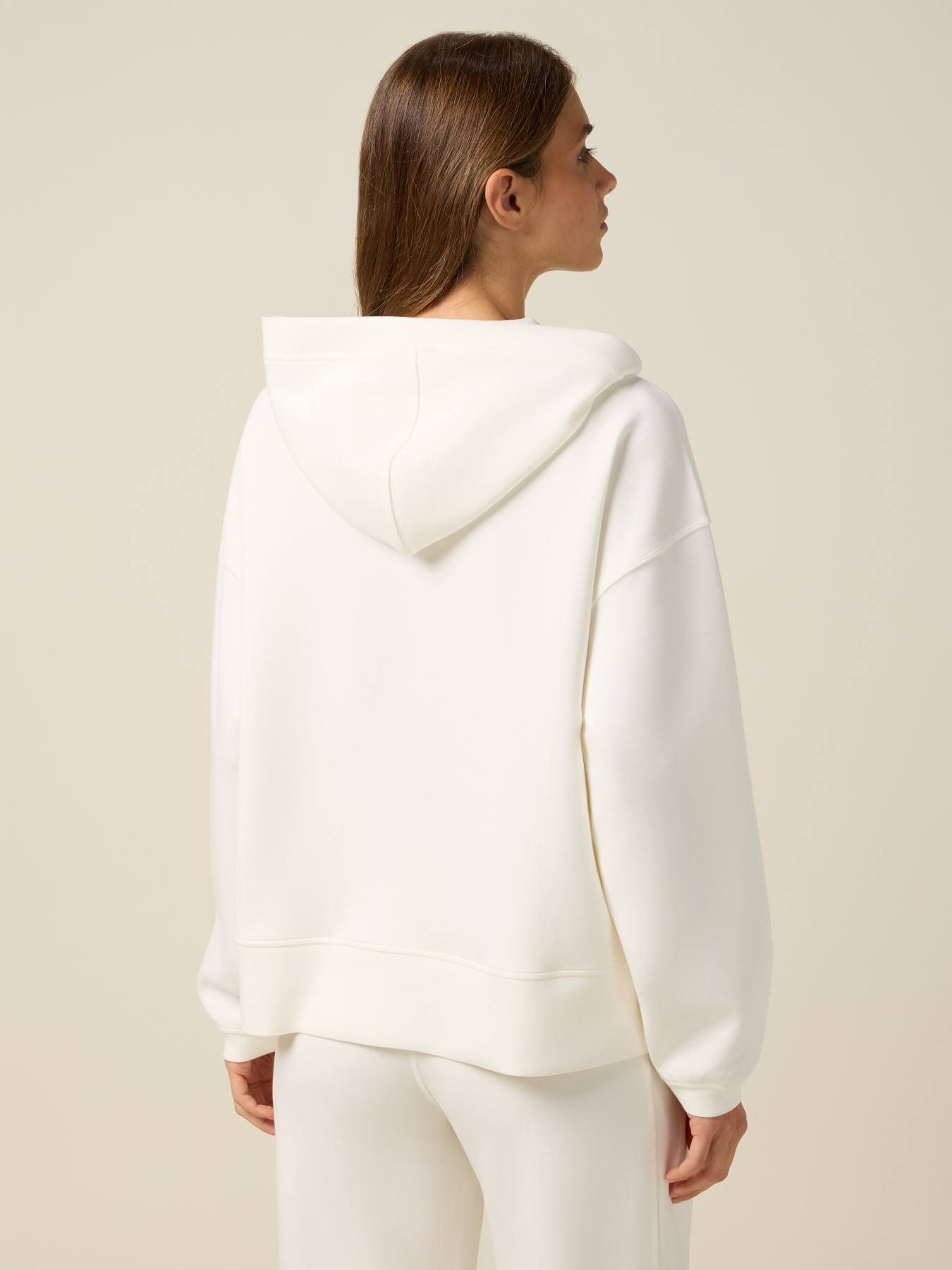 Felpa soft touch con cappuccio image number 1