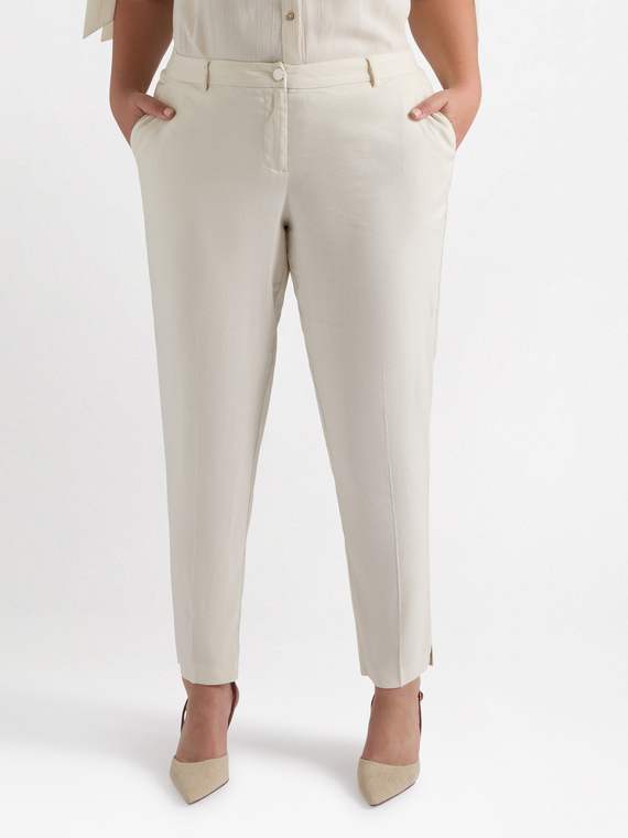Pantalón New York de mezcla de lino