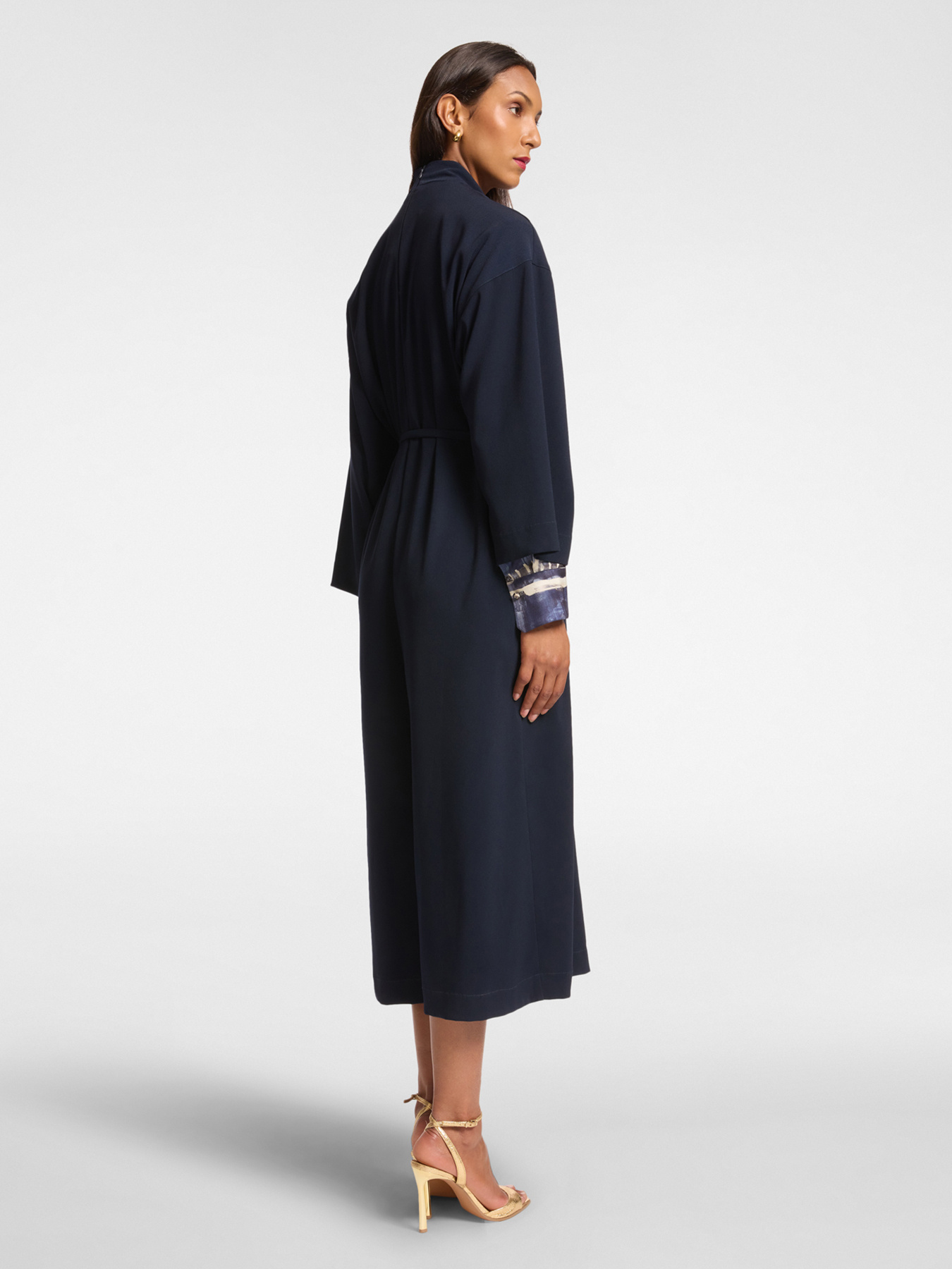 Jumpsuit with belt image number 1