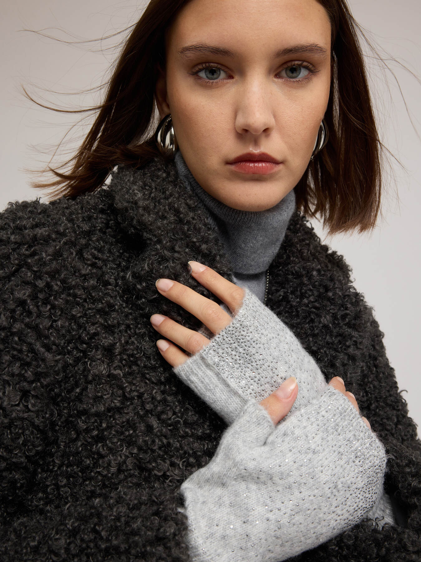 Strickstulpen mit Strass image number 0