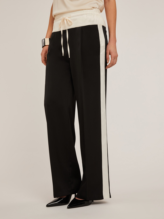 Joggers bicolor fluidi