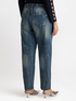 Ballon-Jeans Riss vorn mit Tweed-Stoff image number 1