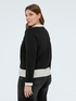Strickjacke aus feiner Strickware mit kontrastierenden Einfassungen image number 3
