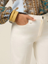 Pantaloni wide leg misto cotone image number 2