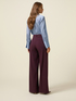 Palazzo pants in viscose blend flannel image number 3