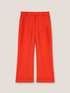 Pantalon cropped jambe large avec revers image number 4