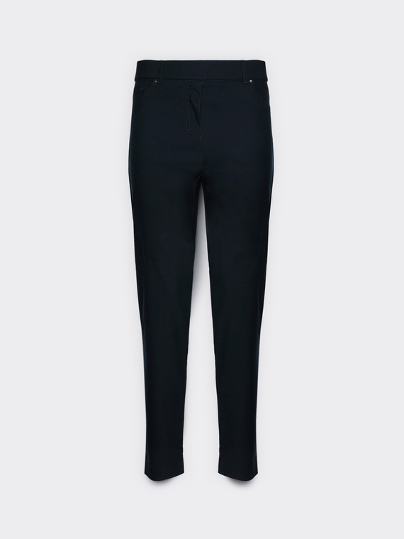 Slim pull-on pants