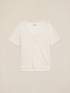 Modal blend V-neck T-shirt image number 3