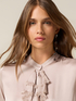 Satinbluse mit Volants image number 2