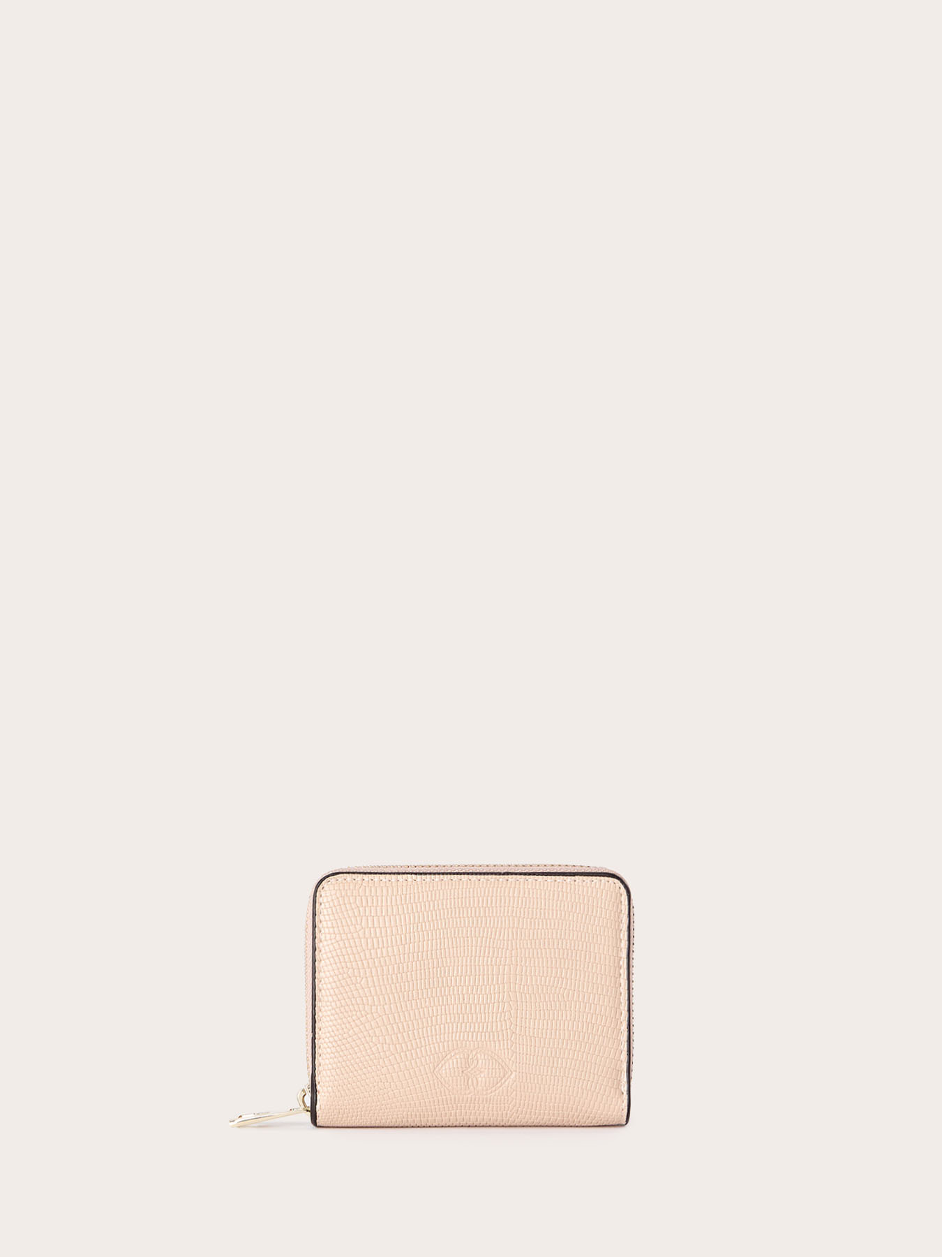 Small Zip Around Wallet with Crocodile Print image number 0