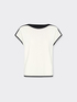 Maglia misto viscosa maniche corte image number 4