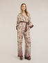 Camicia kimono in raso con stampa image number 2