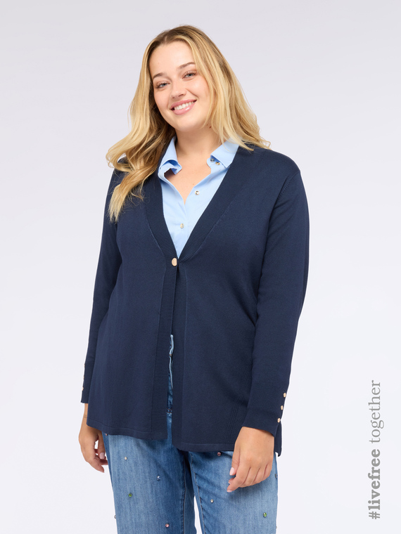 Strickjacke aus Viskosemischung