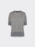Short-sleeved wool sweater image number 4