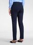 Slim-fit trousers in Milanese stitch image number 1