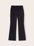Pantaloni flare in tessuto compatto image number 4