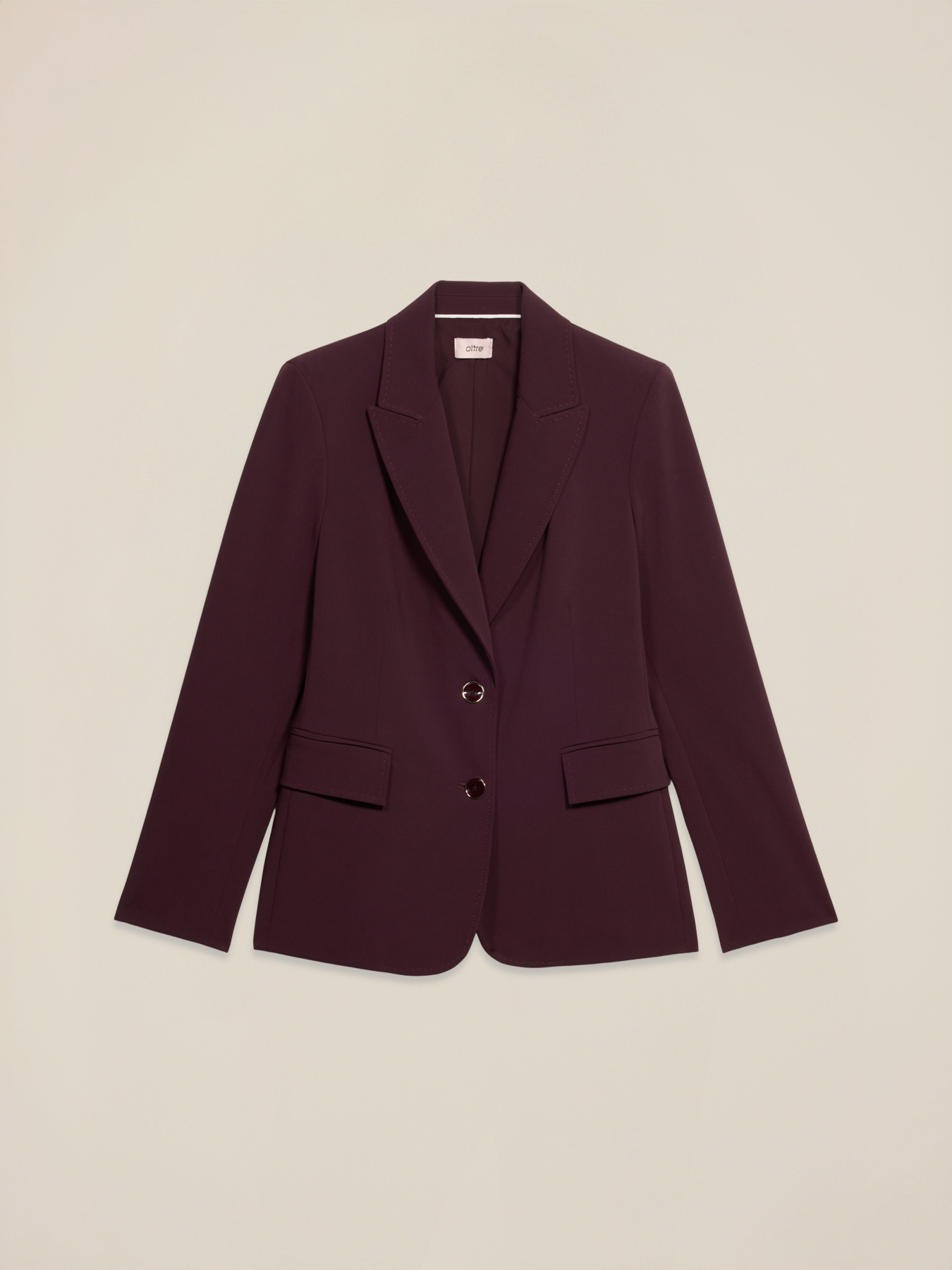 Blazer in flanella misto viscosa image number 1