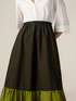 Robe longue color block image number 2