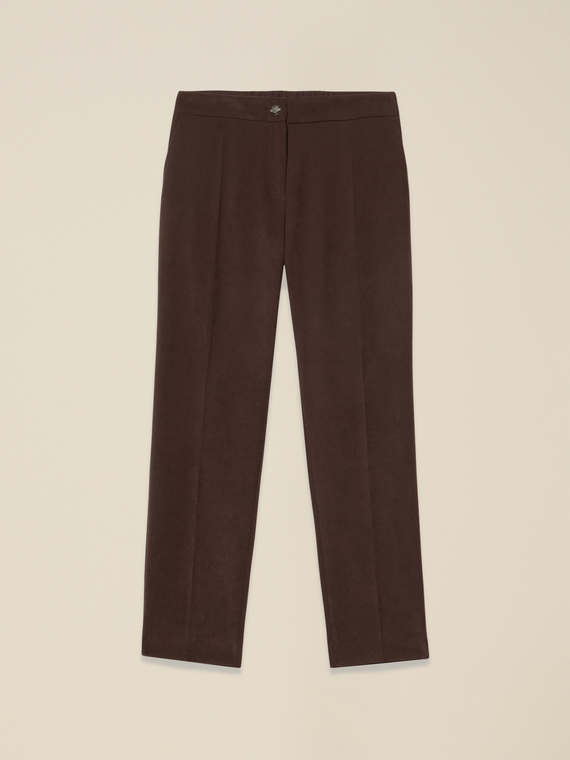 Pantaloni regular in fustagno