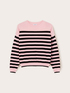 Pullover in maglia a righe image number 4