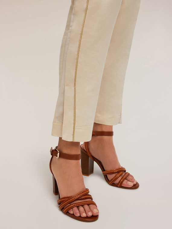Intertwined sandals