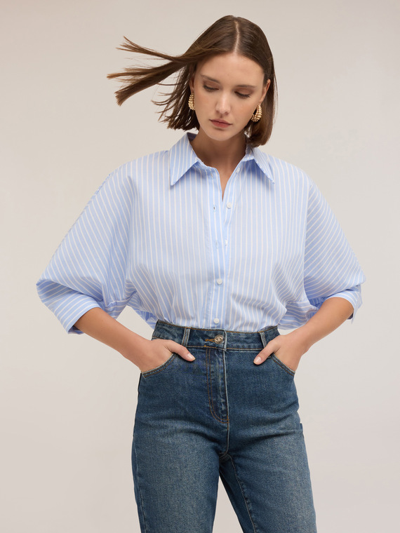 Camisa oversize a rayas