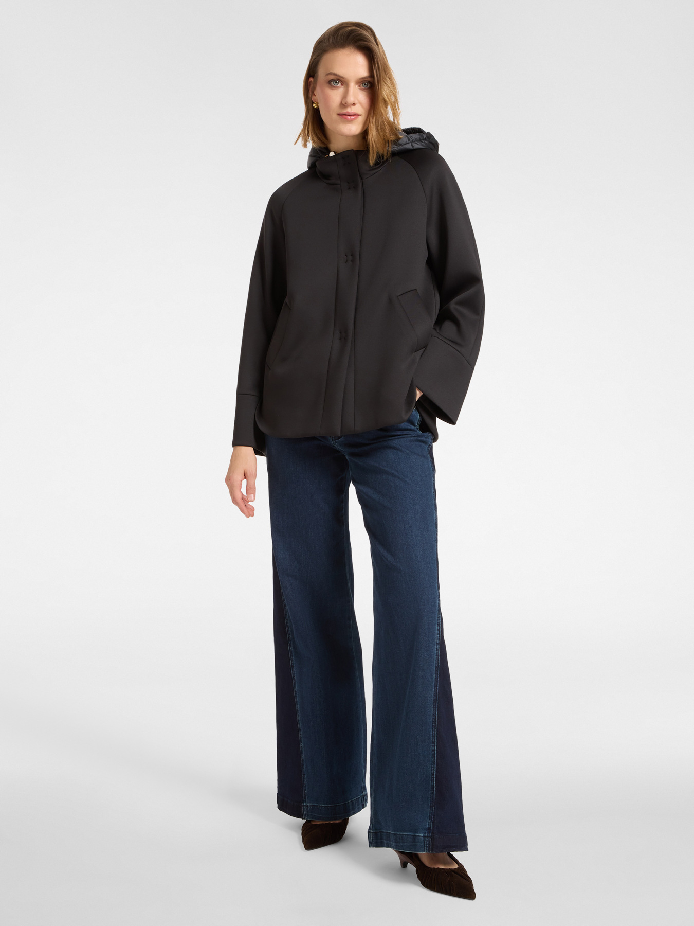 Scuba fabric coat image number 2