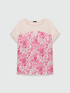 T-Shirt aus zwei Stoffen image number 4