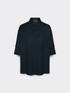 Boxy blouse with three-quarter sleeves image number 4
