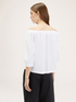 Blusa con scollo elastico off-shoulder image number 1