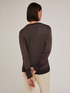 Pullover aus Lurexgemisch mit V-Ausschnitt image number 1