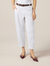 Pantaloni baggy in cotone con cintura image number 3