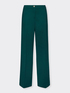 Stretch crepe fabric trousers image number 4