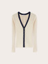 Cardigan bicolor a coste image number 4