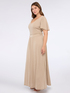 Robe longue en jersey lurex avec décolleté en V image number 3